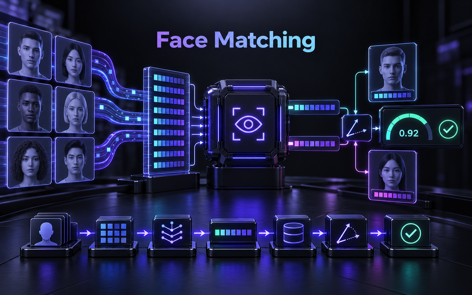 Computer Vision — Face Matching project preview
